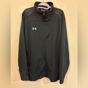 Men's Under Armour Command Warm-Up Full-Zip, XL, Black
